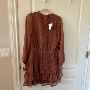 NWT! Express size 2 dress, mauve color
